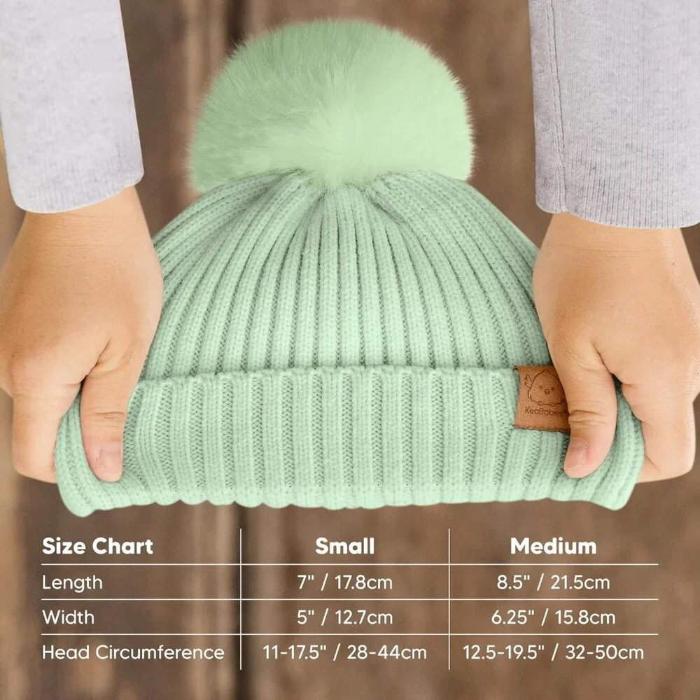 KeaBabies 2-Pack Baby Hats Macaron Toddler, Boys, Girls 6-36 Months (Macaron, M) - Picture 5 of 9